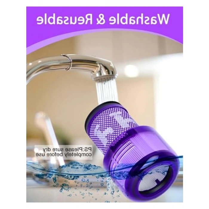 Dyson V12 için Yıkanabilir Yedek Filtre, Mutlak Temizlik için Ekstra Aksesuar