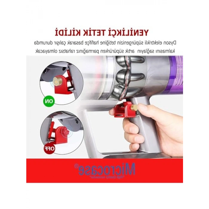Dyson V15 V11 V10 V7 V6 için Tetik/Güç Düğmesi Kilidi -AL4797
