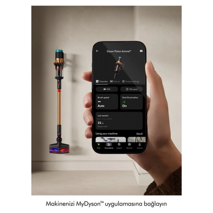 Dyson V16 Piston Animal Submarine™ Islak ve Kuru Temizleme Özellikli Kablosuz Süpürge