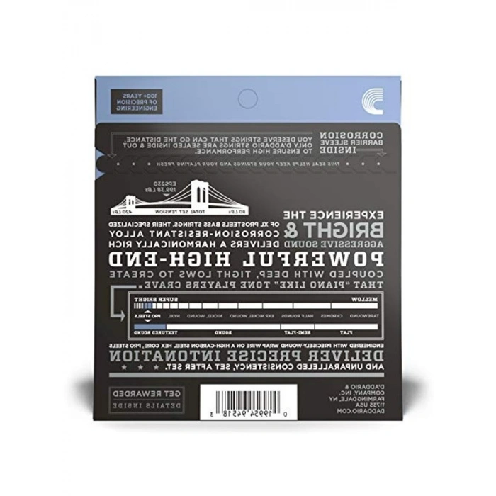 E bas gitar telleri, 055 - 110 ölçülerinde set