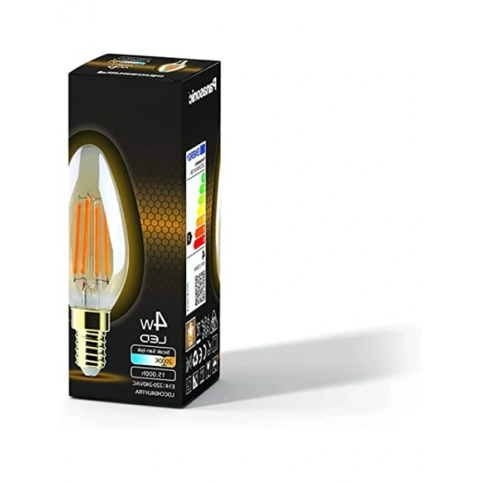 E14 4W LED Lamba - Sarı Işık 360LM 2000K