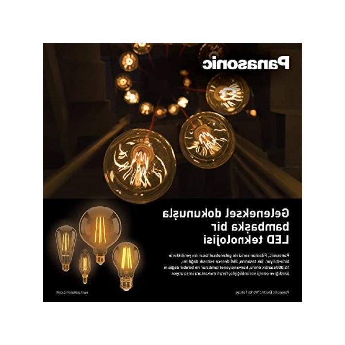 E14 FİL LAMBA, Sarı Işık, 4W, 470LM, 2700K