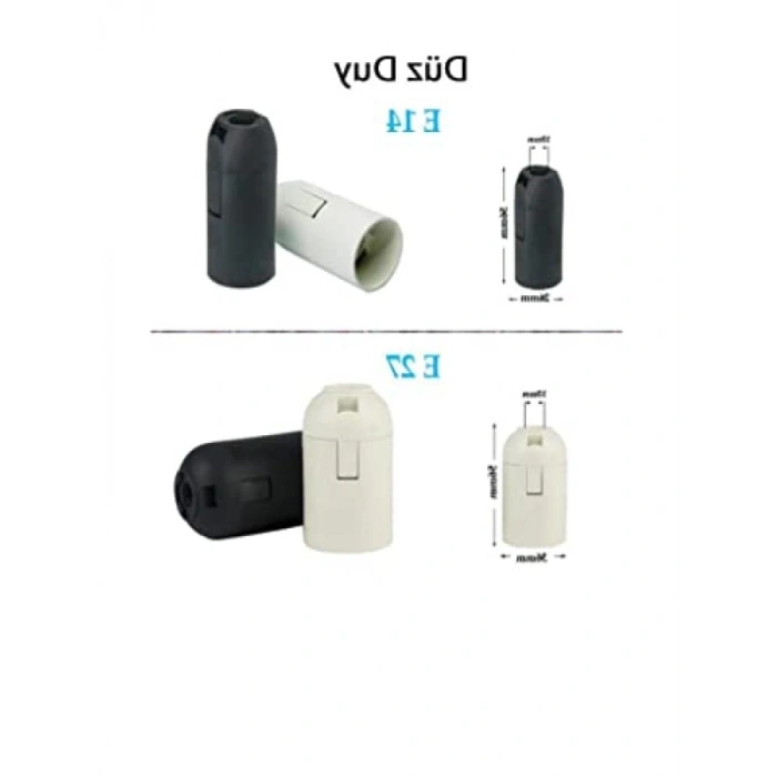 E14 İnce Duy - Avize, Abajur, Masa Lambası İçin