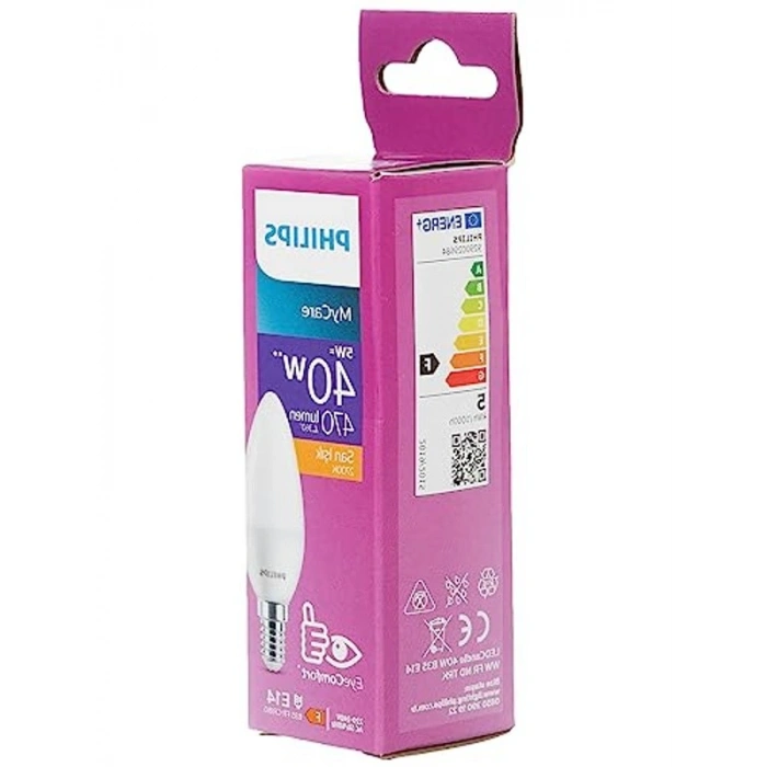 E14 Sarı Işık LED Ampul, 40W Güçte, Enerji Tasarruflu