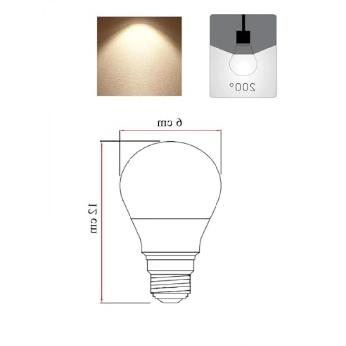 E27 14W LED Lamba - 1521LM Sarı Işık