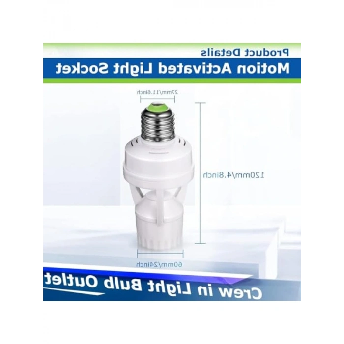 E27 360 Derece Algılama Hareket Sensörlü LED Duy - Kızılötesi