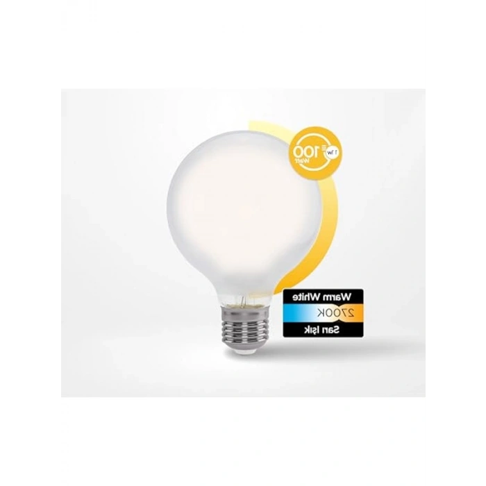 E27 Duylu 11W Filament Ampul, 1521LM ve 2700K Aydınlatma