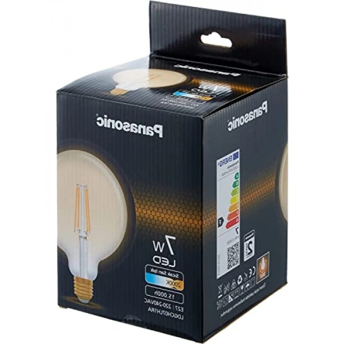 E27 Fil Lamba 7W 630Lm 2000K Gold - Konforlu Aydınlatma