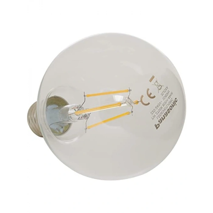 E27 Led Filament Lamba, Sarı Işık (2700K), 7W, 806 Lümen, G95
