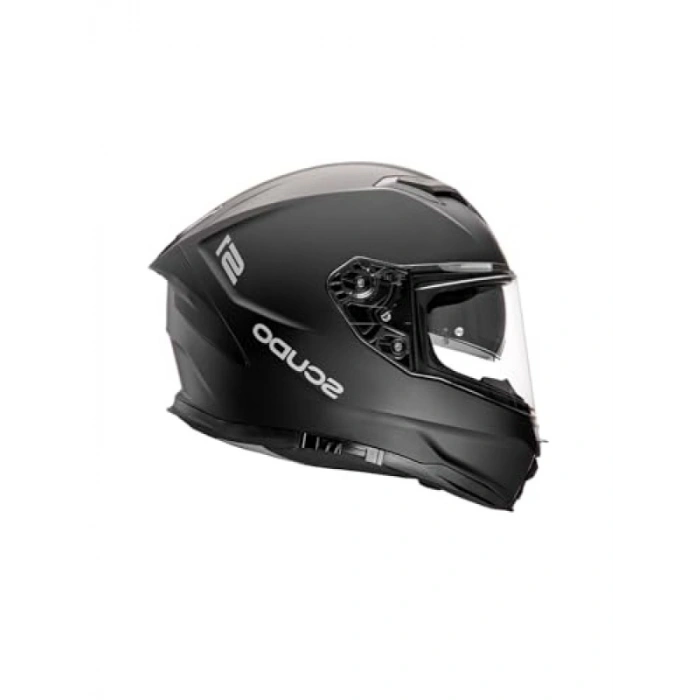 ECE 22.06 Sertifikalı Full Face Motosiklet Kaskı - Mat Siyah, XL