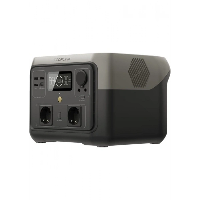 EcoFlow - RIVER 2 Max Taşınabilir Güç Kaynağı - 512Wh Kapasite, 2X500W (X-Boost 1000W) Çıkış