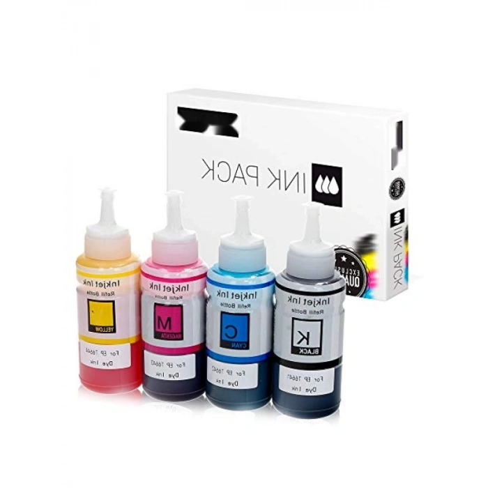 EcoTank Uyumlu Mürekkep Kartuş Seti (4x 70 ml)