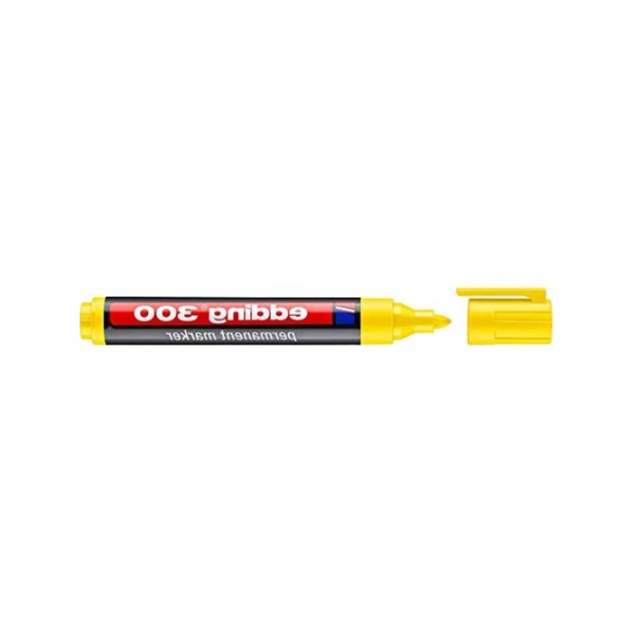 edding 300 permanent markör - sarı - 1 kalem - yuvarlak uçlu 1,5-3 mm