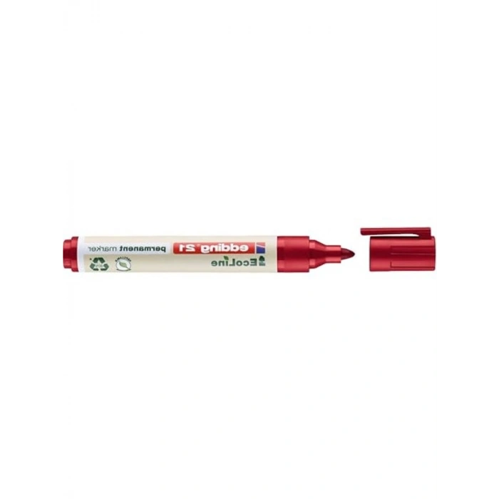 EDDING Ecoline Red 1,5-3 mm, 6lı Set Kalıcı Markör 21