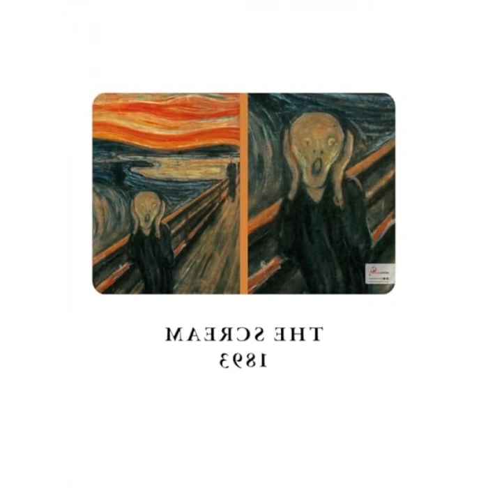 Edward Munch - The Scream Tasarımlı Çizgisiz Defter, A4 Boyut