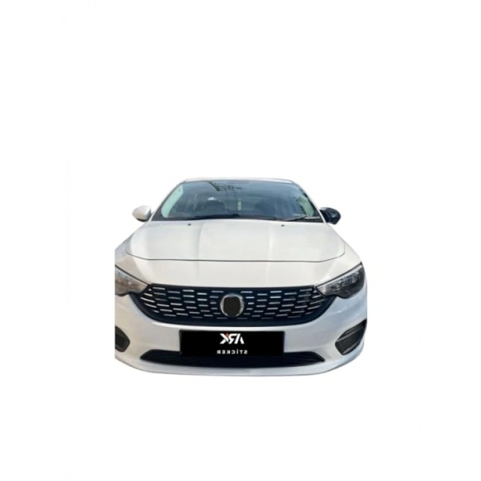 Egea Sedan Ön Panjur Sticker Seti Krom Şablonlu