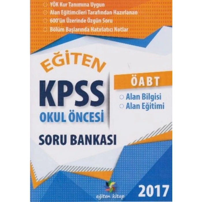 Eğiten Kitap Kpss Öabt Okul Öncesi Soru Bankası