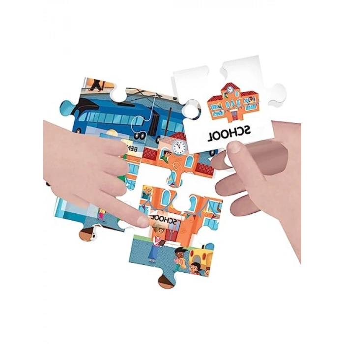 Eğitici 100 Parça Puzzle - 4-8 Yaş Arası Çocuklar İçin