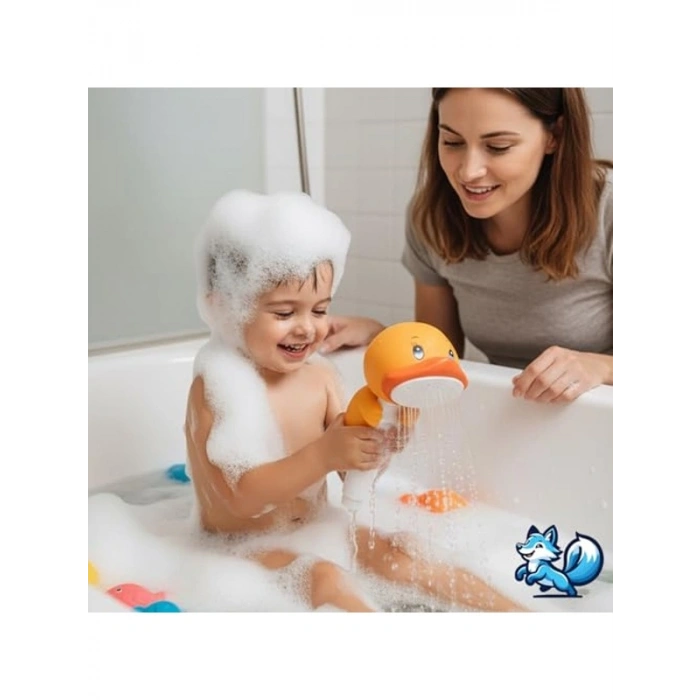 Eğitici Banyo Oyuncağı, Sevimli Hayvan Figürlü Duş Başlığı