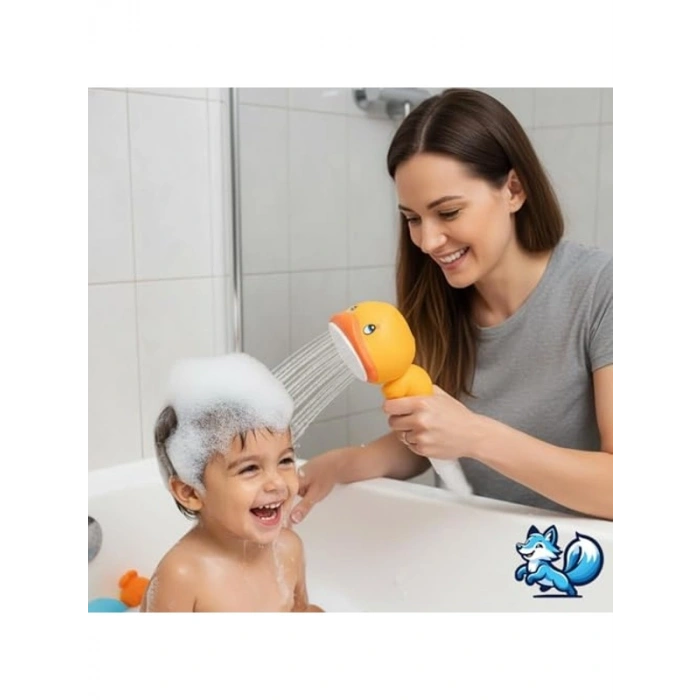 Eğitici Banyo Oyuncağı, Sevimli Hayvan Figürlü Duş Başlığı