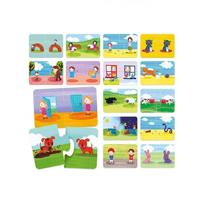 Eğitici Karşıtlıklar Temalı Puzzle