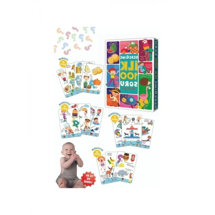 Eğitici Kelime Zeka Kartları - İlk 100 Soru