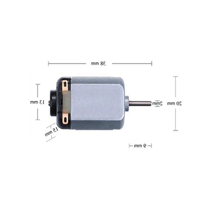 Eğitici Motor, 3V - 6V DC Mini Motor Seti, 6 Adet
