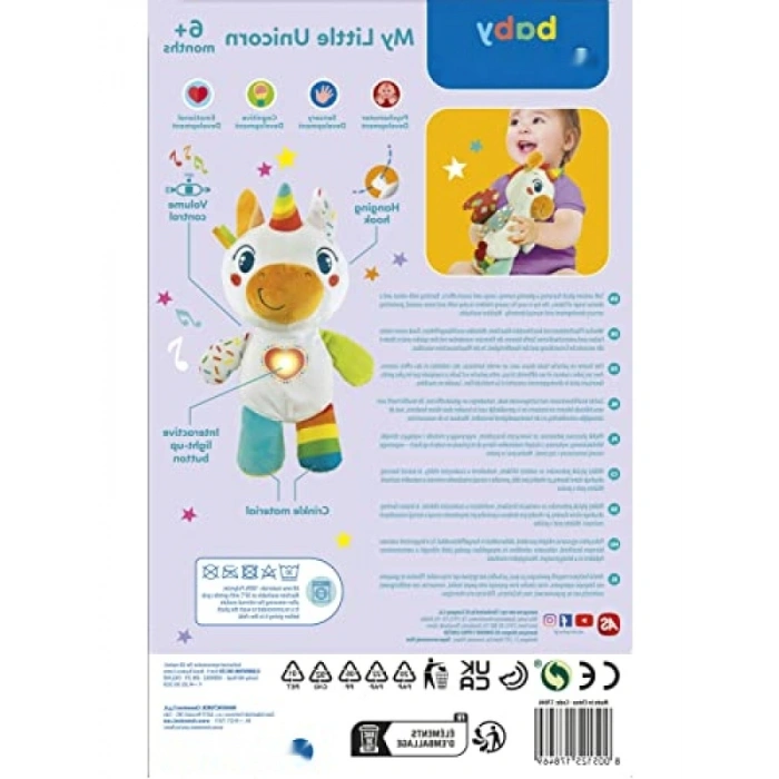 Eğitici Peluş Tek Boynuzlu At Oyuncak