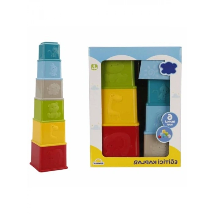 Eğitici Renkli Oyun Kapları Seti