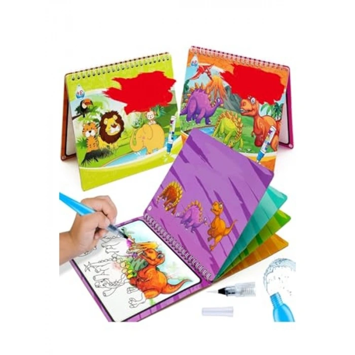 Eğitici Sihirli Boyama Kitabı, Hayvan Temalı