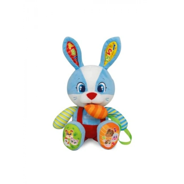 Eğitici Yumuşak Tavşan Oyuncak - Bebekler için Interaktif Arkadaş