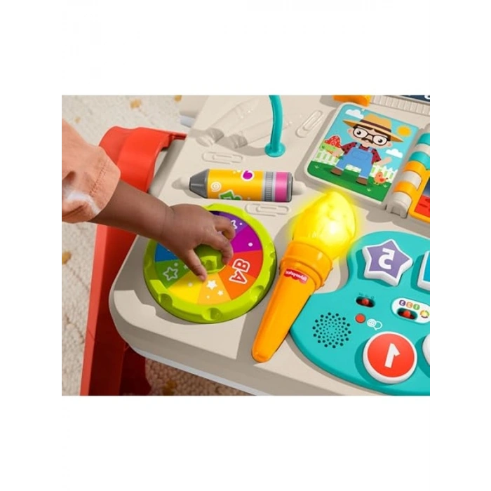 Eğlenceli Aktivite ve Çizim Masası - 4ü 1 Arada