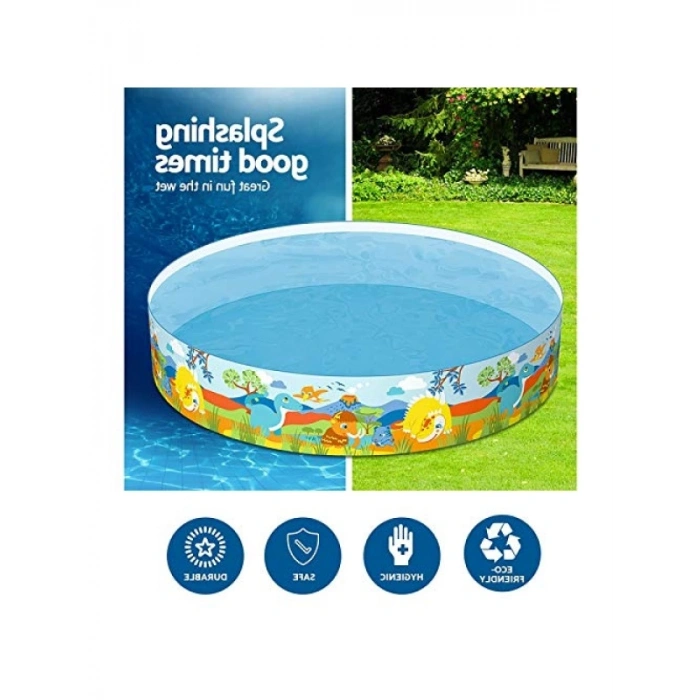 Eğlenceli Dino Kürek Havuzu, 244 x 46 cm