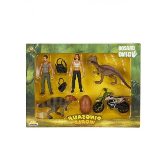 Eğlenceli Dinozor Figürleriyle Oyun Seti