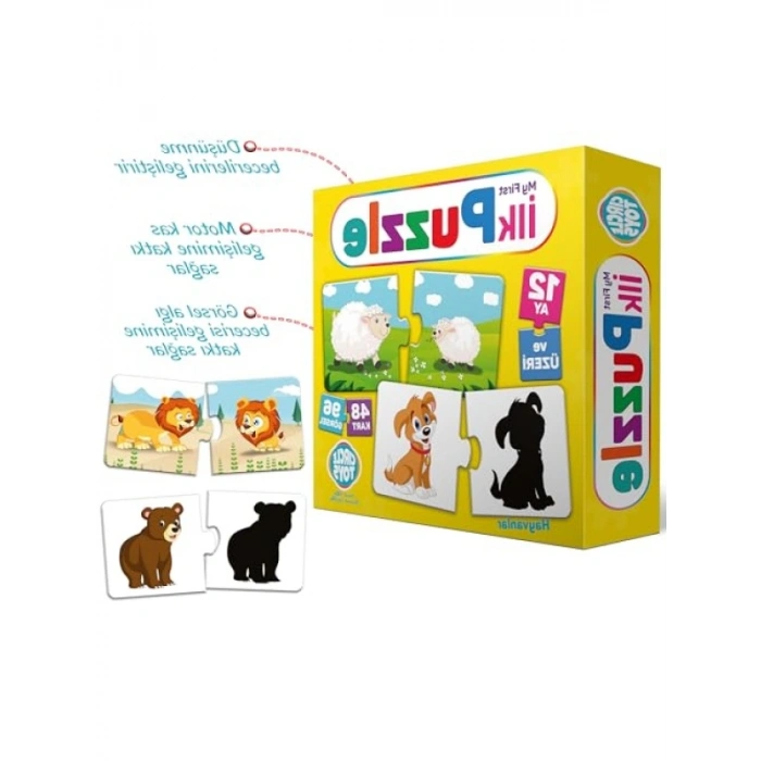 Eğlenceli İlk Bulmacam - Motor ve Görsel Gelişime Destek