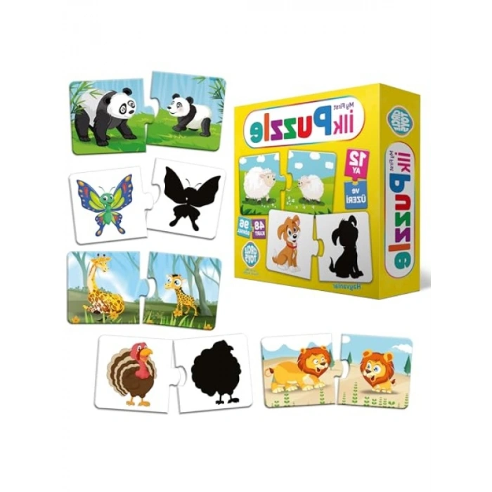 Eğlenceli İlk Bulmacam - Motor ve Görsel Gelişime Destek