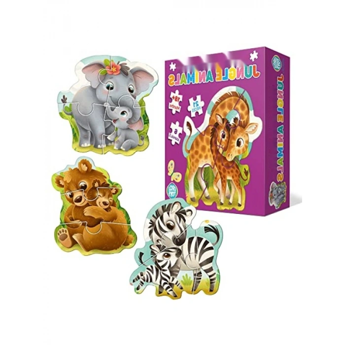 Eğlenceli Puzzle - Orman Hayvanları