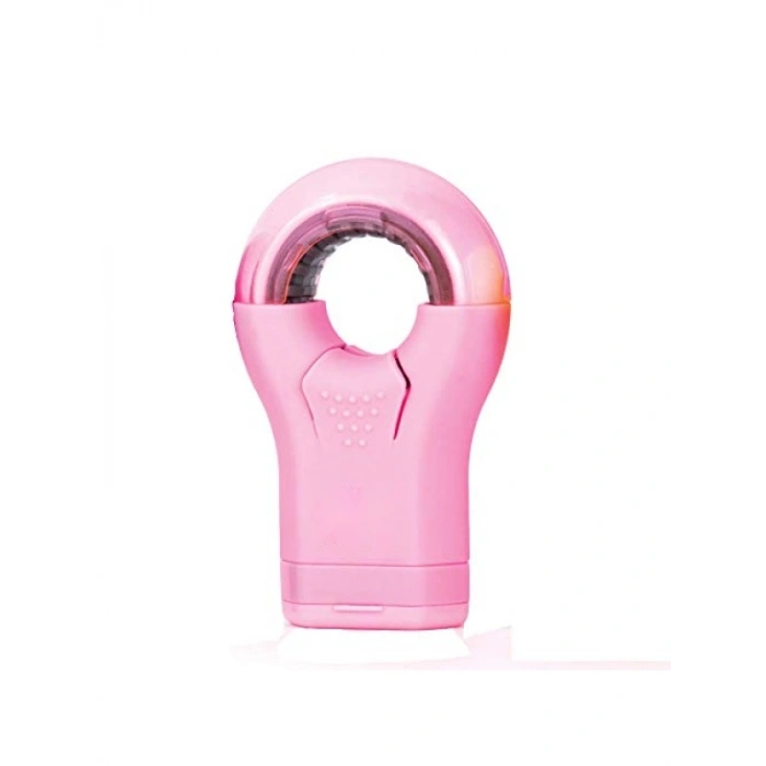 Eğlenceli Şeker Pembesi Silgili Kalemtraş