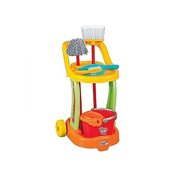 Eğlenceli Temizlik Arabası Seti