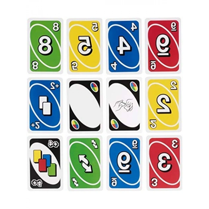 Eğlenceli Uno Kart Oyun Seti, Üniseks Tasarım