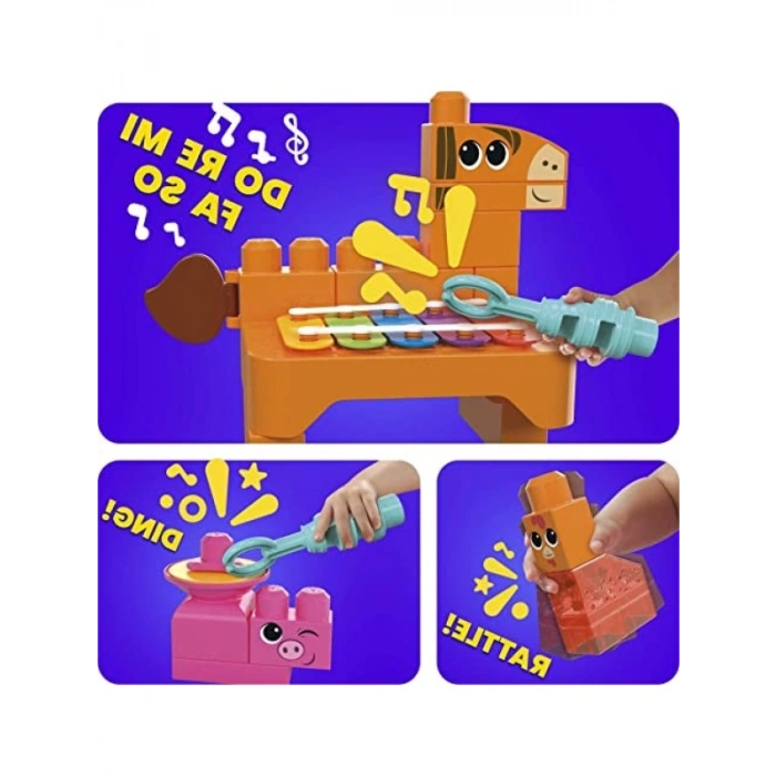 Eğlenceli ve Duyusal Gelişim İçin Çiftlik Orkestrası Yapı Seti