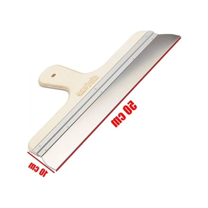 Eğri Saplı Ahşap Spatula - 50 cm Uzunluk