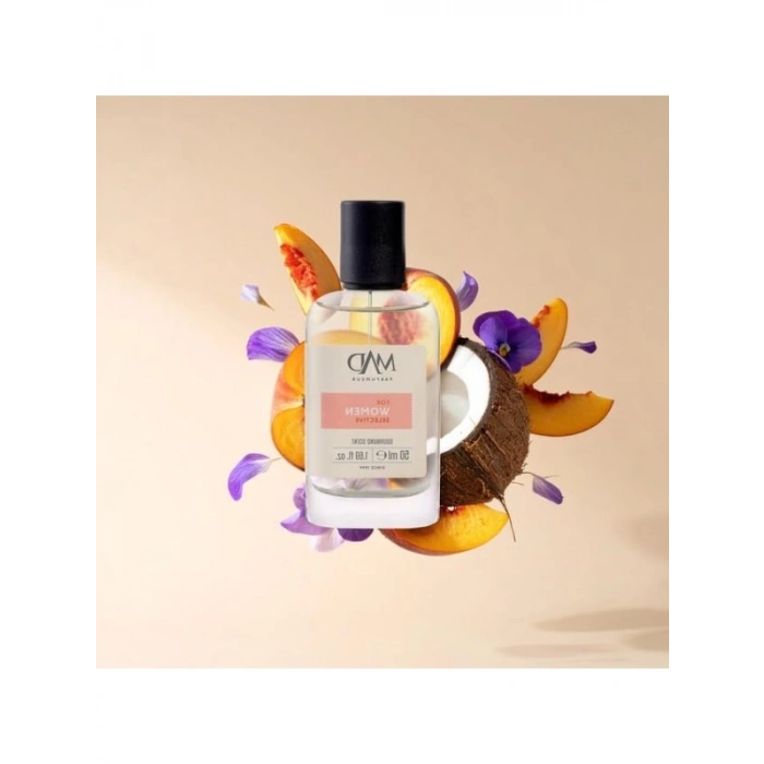 Egzotik Kadın Parfümü - 50 ml (Şeftali, Yasemin, Vanilya)