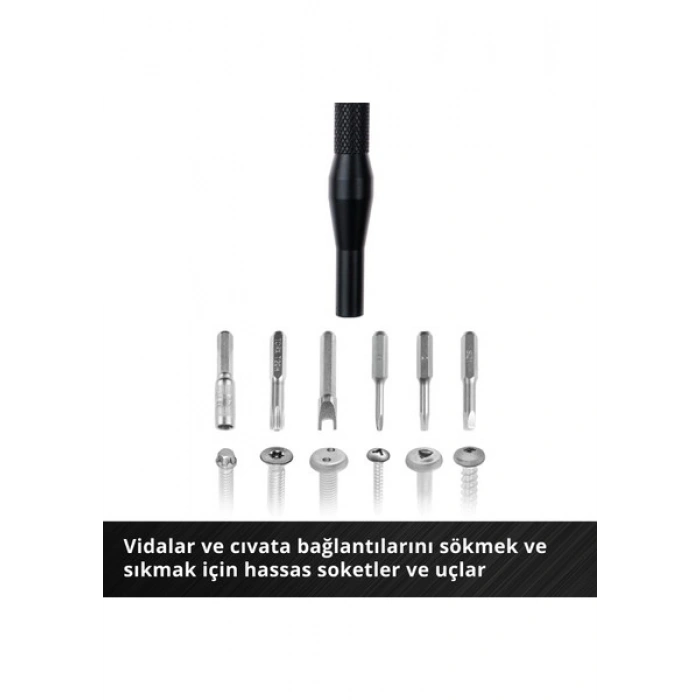 Einhell 114 Parça Hassas ve Elektronik Onarım Seti (hassas uçlar, kanca ucu, hassas soketler, tornavida uç tutucu, saklama kutusu dahil, uzatma adaptörü ile) - 49115040