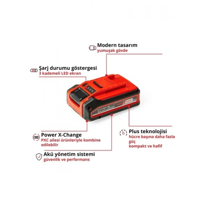 Einhell 18V 4.0AH Li Ion Power x Change Akü