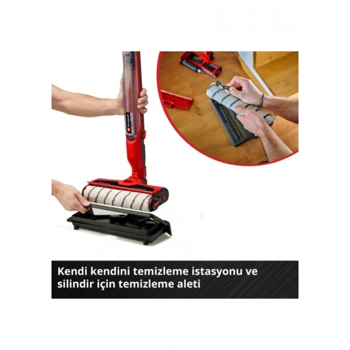 Einhell Akülü Sert Zemin Temizleyici CLEANEXXO Power X-Change (18V, 290 mm fırça silindiri, BOOST modu, kendi kendini temizleme işlevi) - 3437110