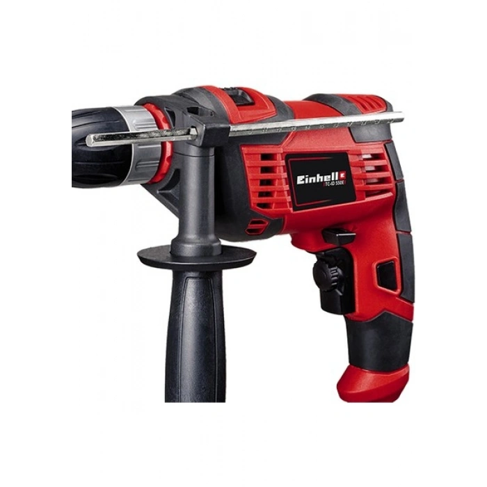 Einhell Darbeli Matkap TC-ID 550 E (550 W, elektronik devir ayarı, devir ön seçimi, sağ/sol dönüş, metal derinlik mesnedi, yardımcı tutma kolu) - 4258621