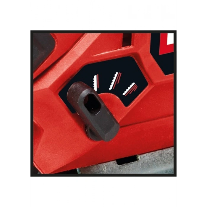 Einhell Dekupaj Testere TC-JS 90 (650 W, 22 mm strok, sarkaç strok fonksiyonu, ahşapta 90 mm kesme derinliği, çelikte 10 mm, 45°ye kadar eğimli kesimler, 1x testere bıçağı dahil) - 4321165