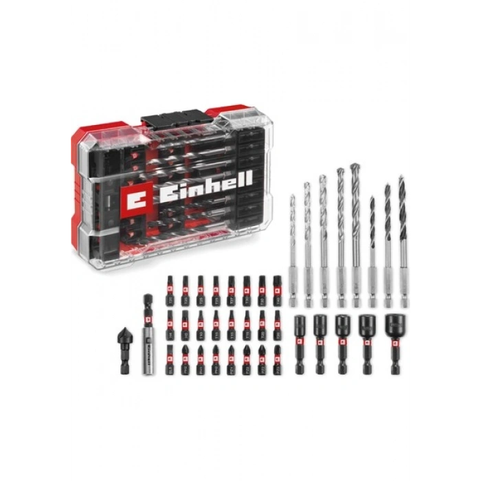 Einhell Kombi ve Matkap Uç Seti 39 Parça, M-Box Kutu