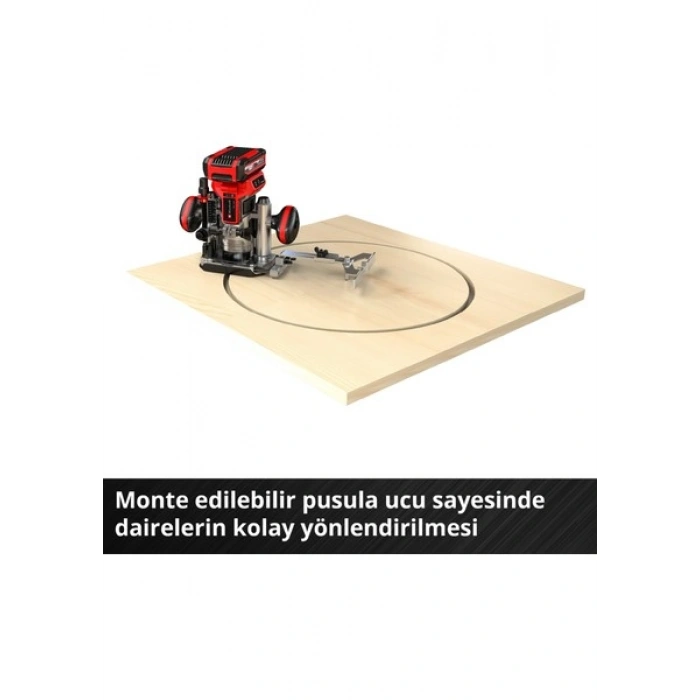 Einhell Professional Akülü Dik & Kenar Freze Seti TP-RO 18 Set Li BL-Solo Power X-Change (18 V, Kömürsüz, Hassas Freze Derinliği Ayarı, Aksesuar ve Çanta Dahil, Akü Dahil Değildir) - 4350410